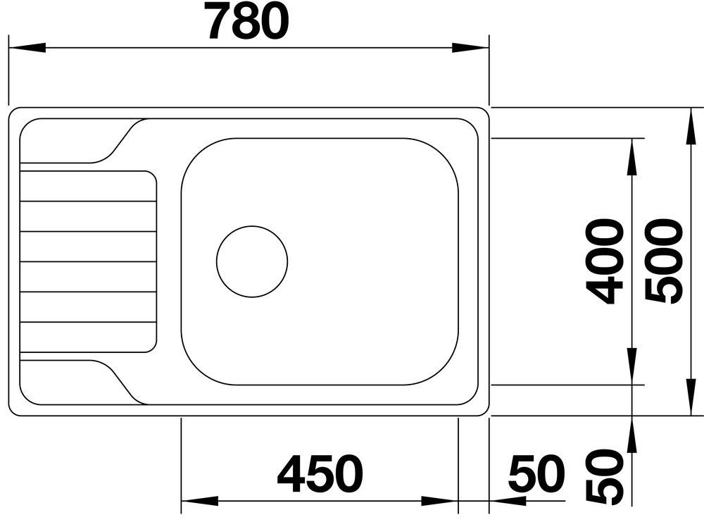 Кухонная мойка Blanco Dinas XL 6 S Compact 525121